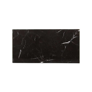 Mooisa marmer zwart dienblad 15x30cm