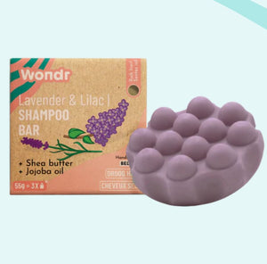 Wondr Purple Healing shampoo bar