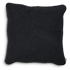 Cushion bouclé Black large