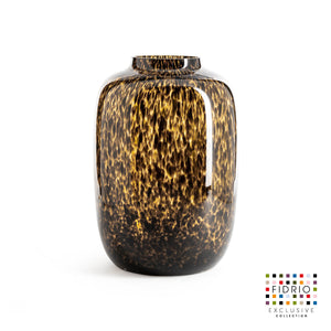 Vase artic cheetah brown M 35 x 25