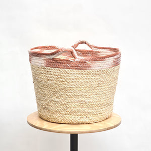 Basket white rope - large