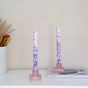 Dip Dye Candle by Studio M - Purple Fountain