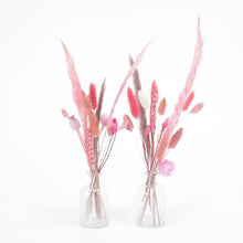 Afbeelding in Gallery-weergave laden, Set van 2 vaasjes - Droogbloemen Pink Blush nude

