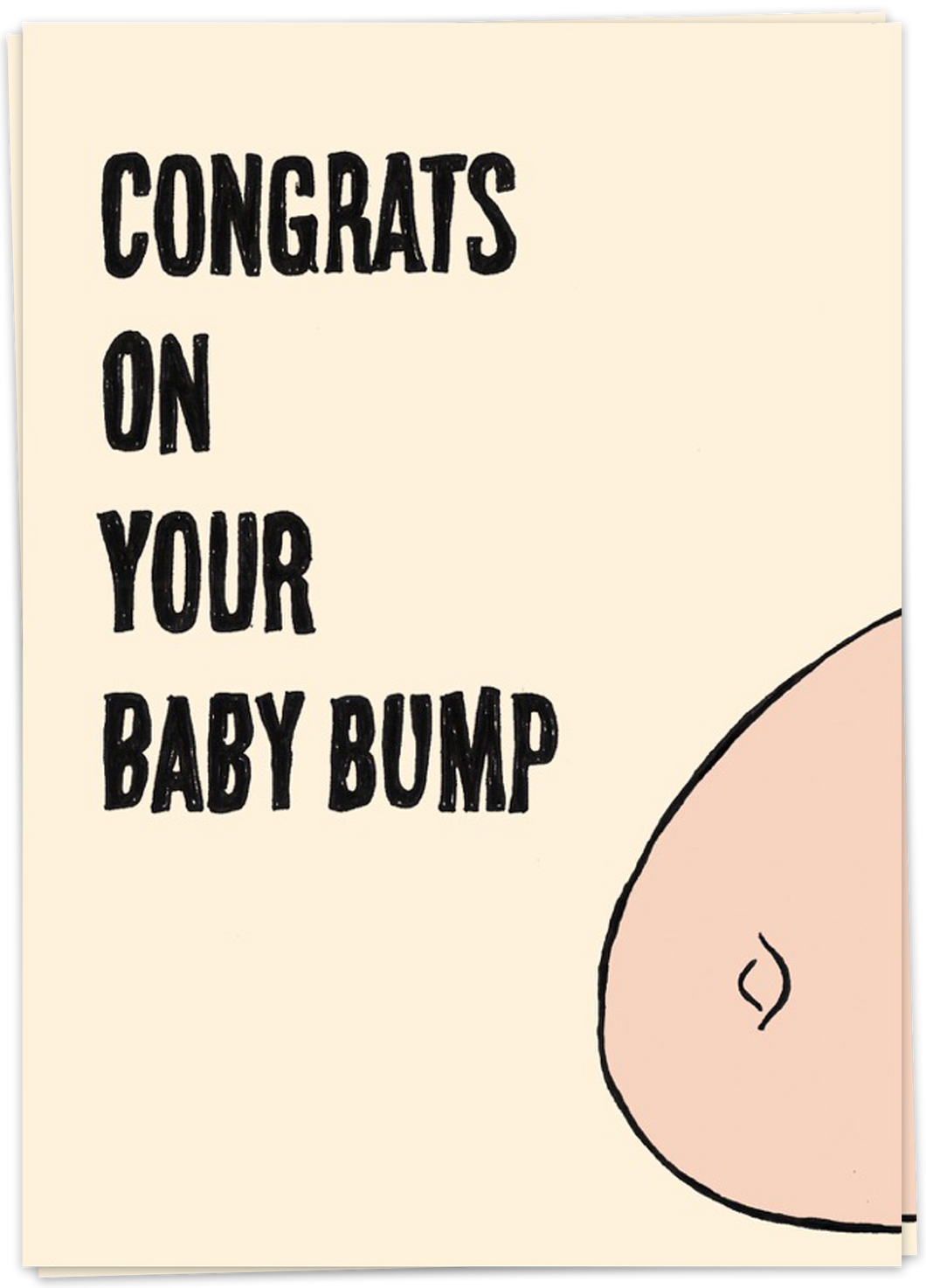 Kaart Blanche - Baby bump
