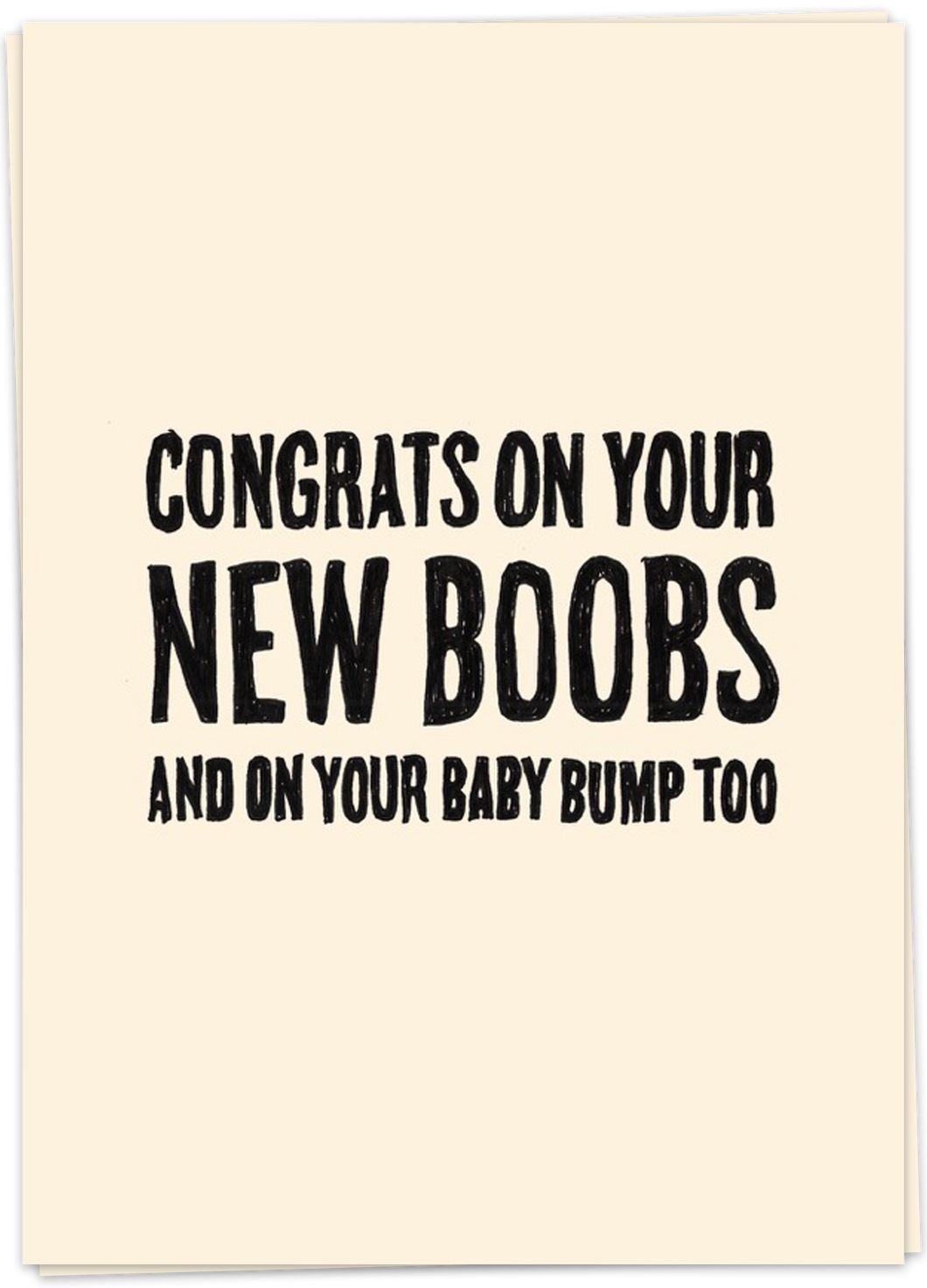Kaart Blanche - congrats on your new boobs