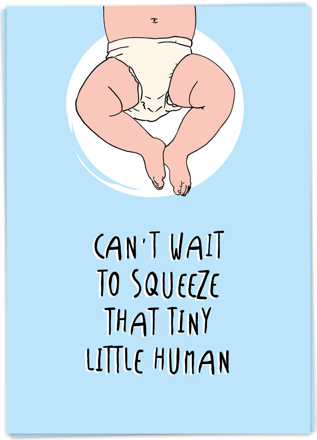 Kaart Blanche - Can't wait to squeeze that tiny little human
