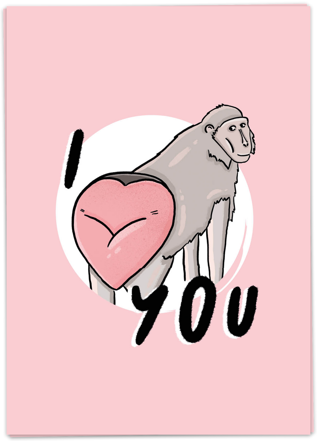 Kaart Blanche - I love you monkey