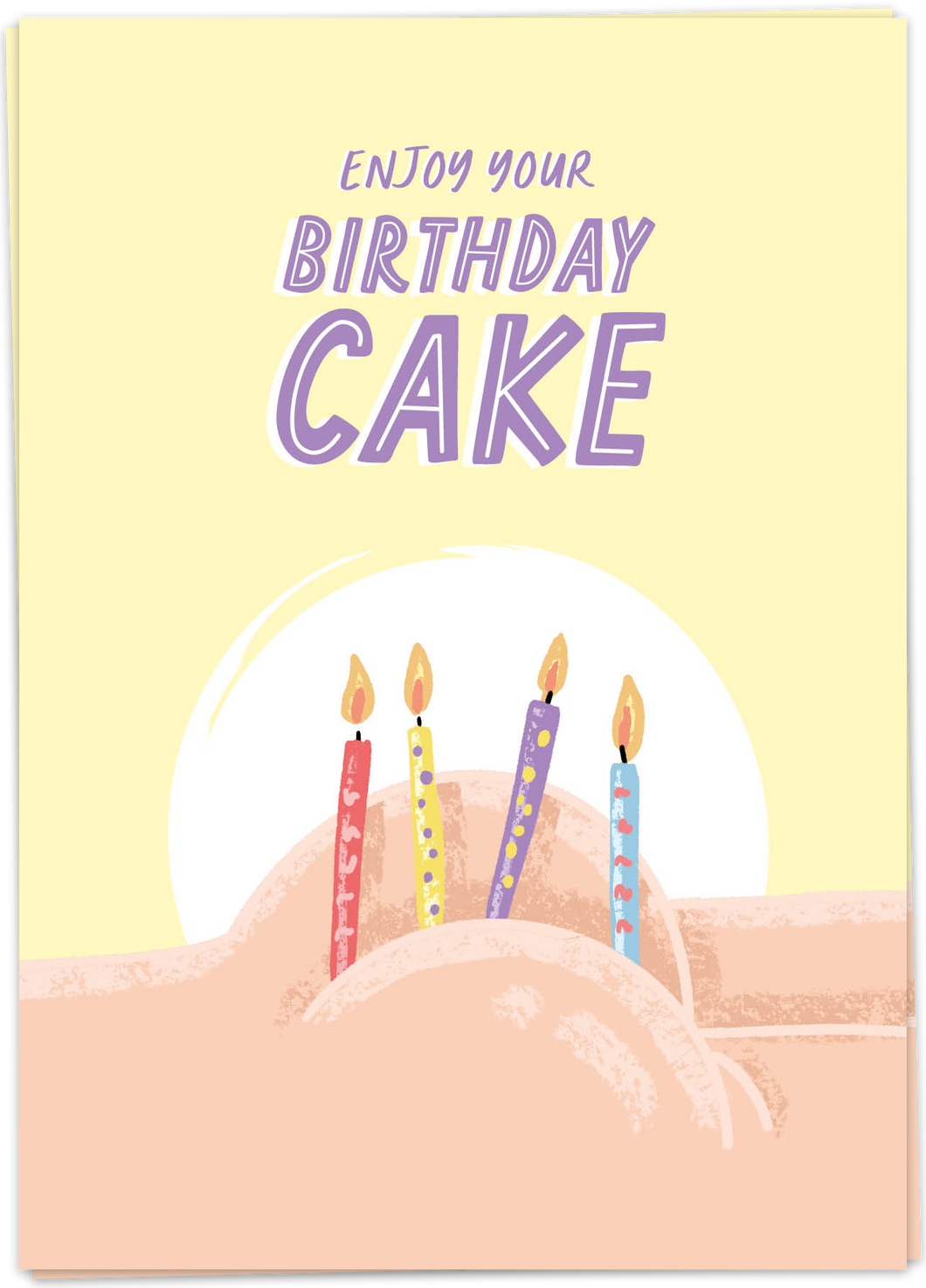 Kaart Blanche - Enjoy your birthday cake
