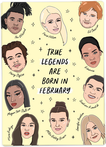 Kaart Blanche - True legends are born in February
