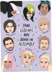 Kaart Blanche - True legends are born in December