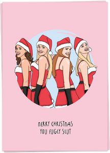 Kaart Blanche - Santa girls