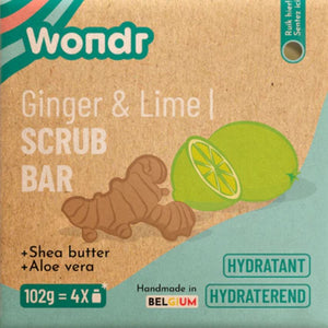 Wondr Ginger & Lime Scrub bar