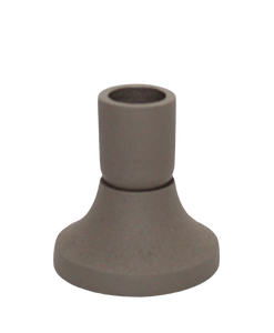 Candle holder scope taupe 7cm