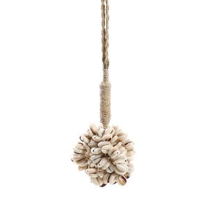 De Door Shell Cowrie Hangdecoratie - Naturel