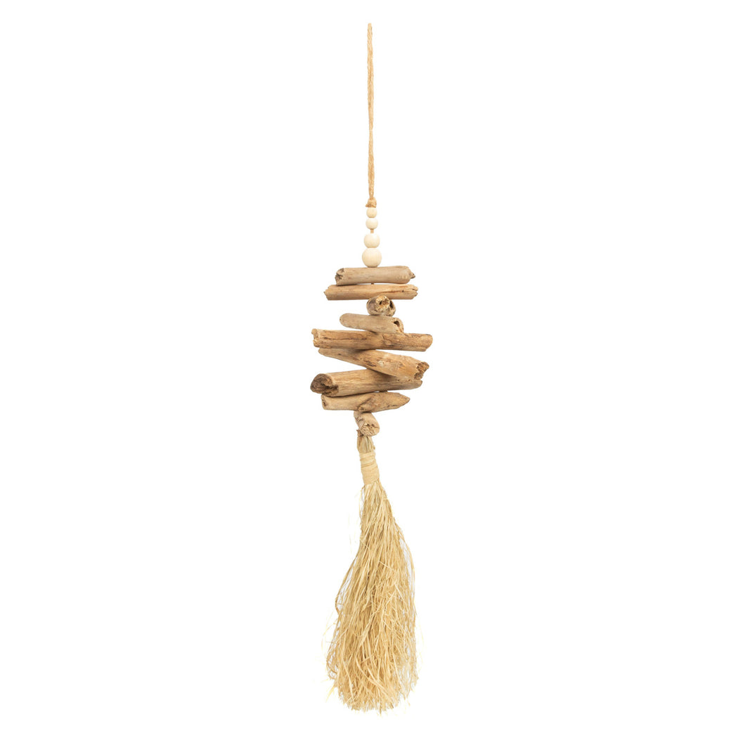 De Raffia Driftwood Hangdecoratie