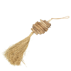 De Raffia Driftwood Hangdecoratie