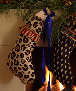 Leopard Christmas Stocking