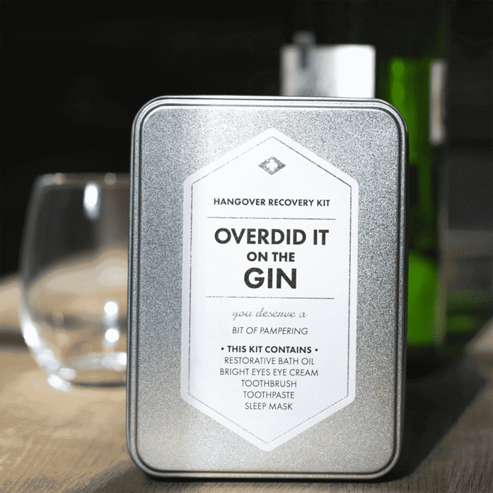 Hangover recovery kit - overdid it on the gin