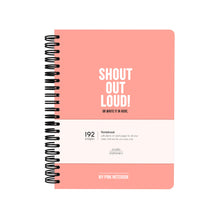 Afbeelding in Gallery-weergave laden, Pink notebook shout out loud
